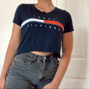 cropped Tommy Hilfiger tee